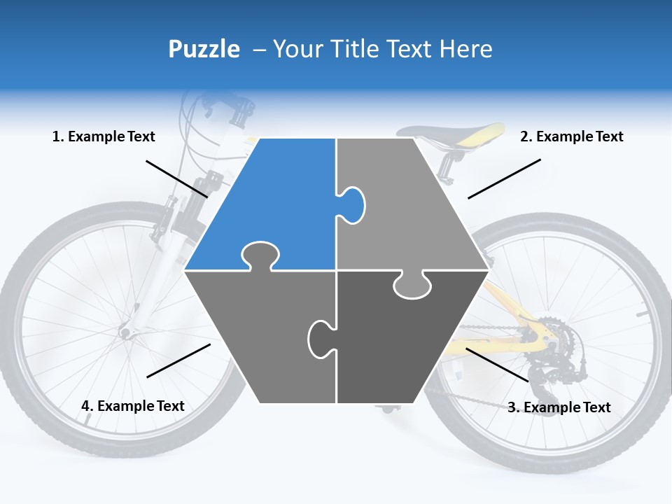 Bicycle Wheel Gear PowerPoint Template