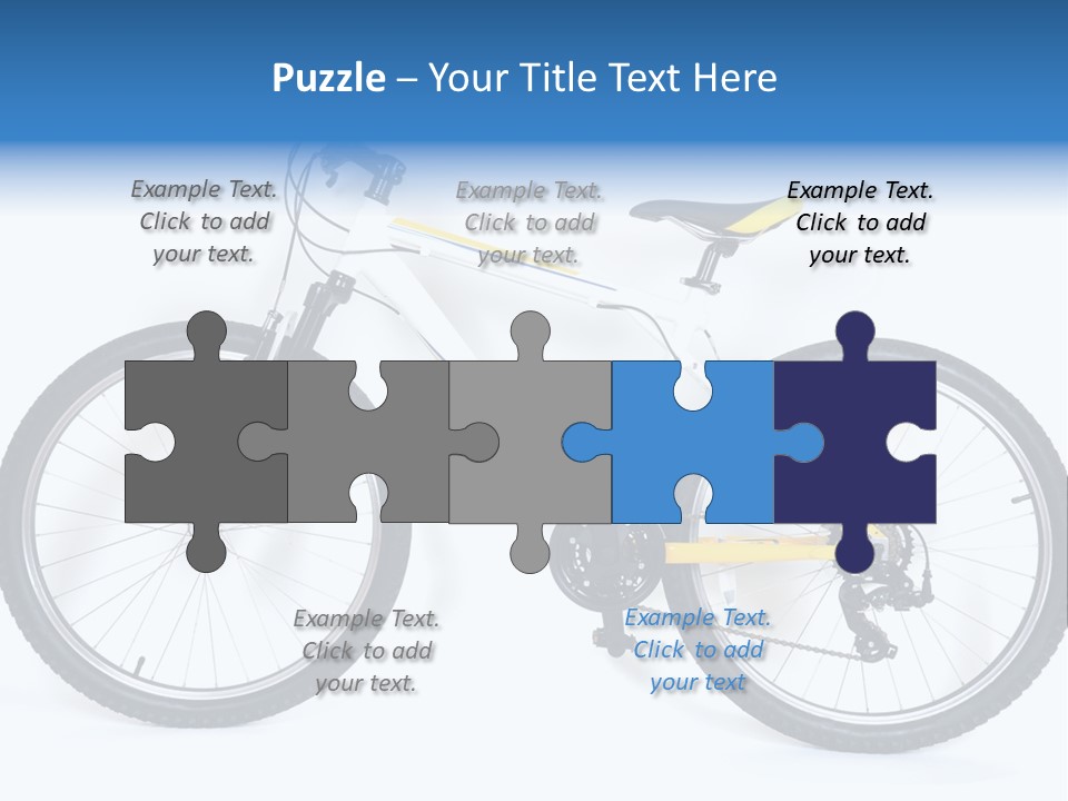 Bicycle Wheel Gear PowerPoint Template