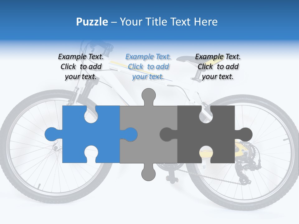 Bicycle Wheel Gear PowerPoint Template