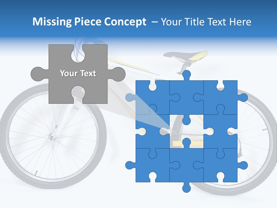 Bicycle Wheel Gear PowerPoint Template