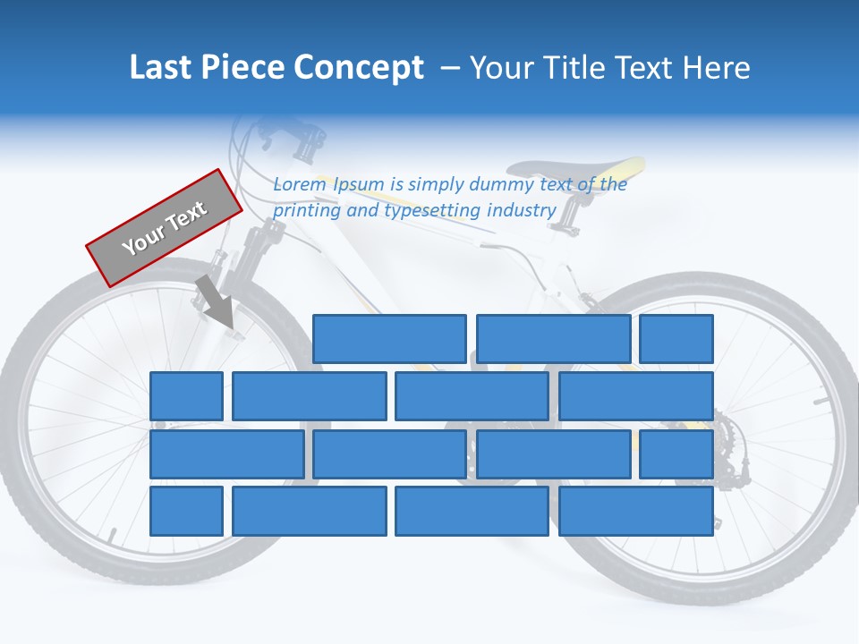 Bicycle Wheel Gear PowerPoint Template