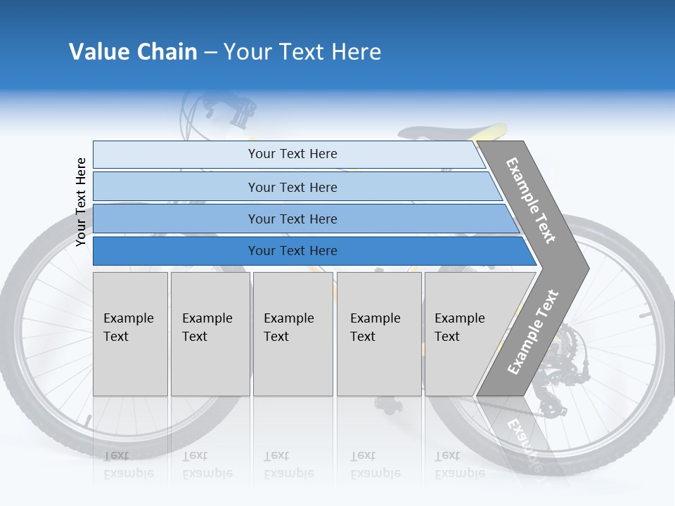 Bicycle Wheel Gear PowerPoint Template