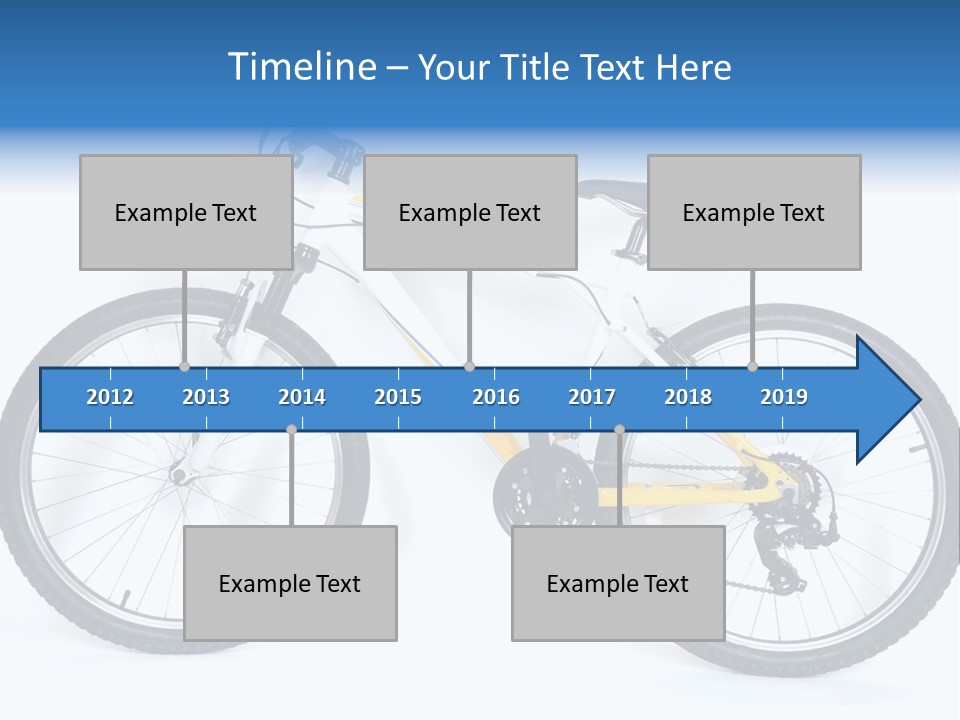 Bicycle Wheel Gear PowerPoint Template