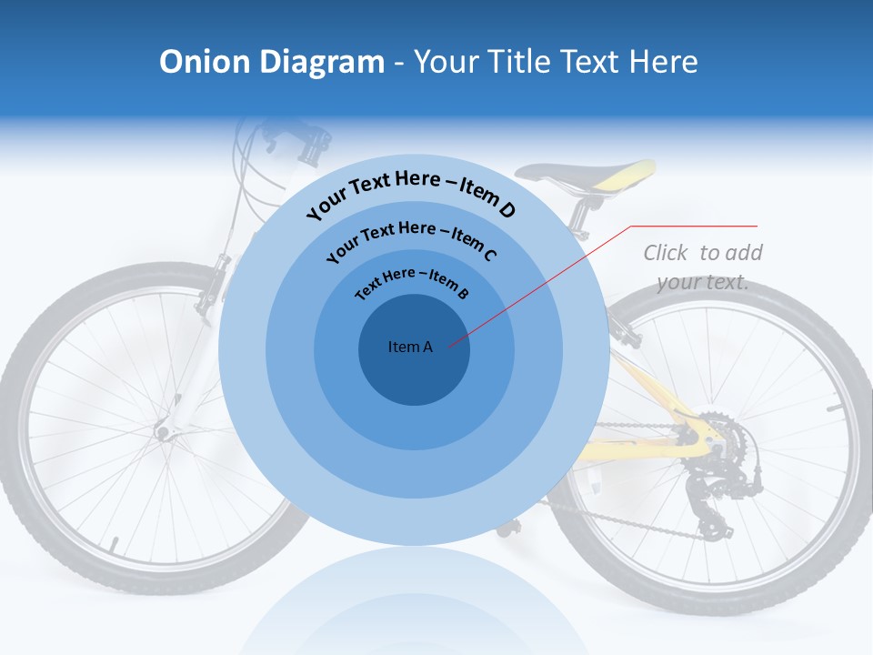 Bicycle Wheel Gear PowerPoint Template
