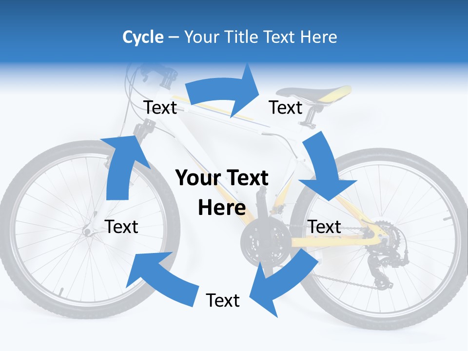 Bicycle Wheel Gear PowerPoint Template