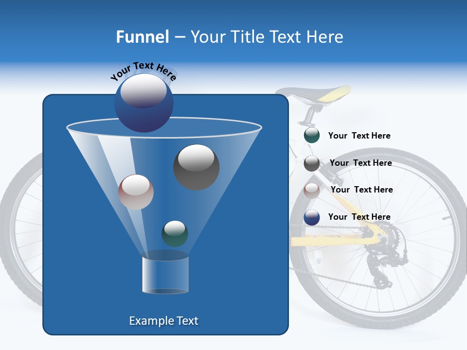 Bicycle Wheel Gear PowerPoint Template