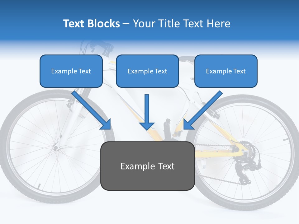 Bicycle Wheel Gear PowerPoint Template