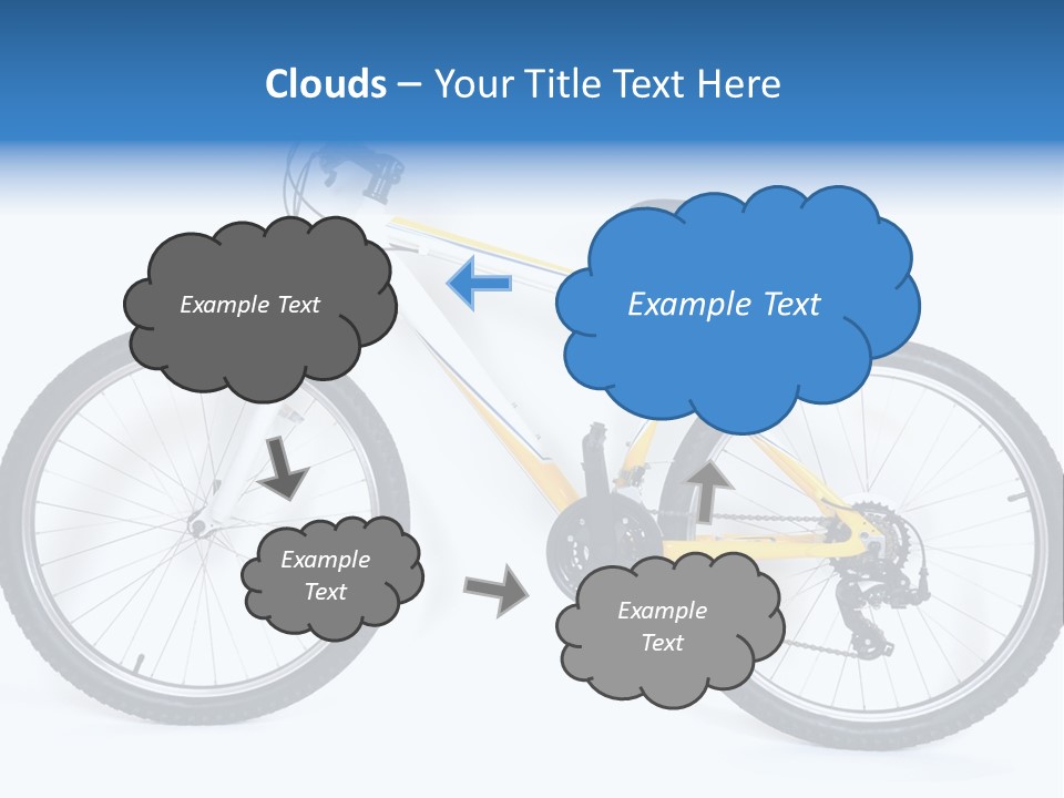 Bicycle Wheel Gear PowerPoint Template