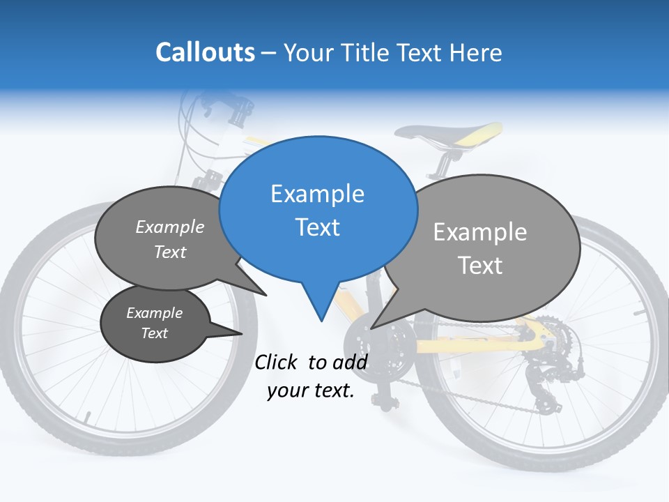 Bicycle Wheel Gear PowerPoint Template