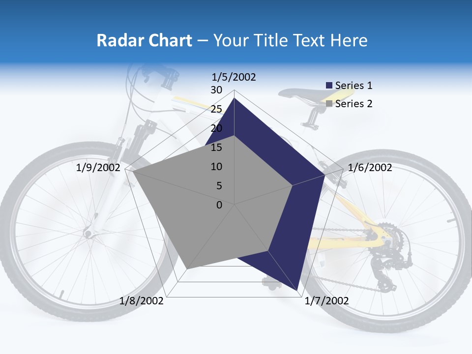 Bicycle Wheel Gear PowerPoint Template