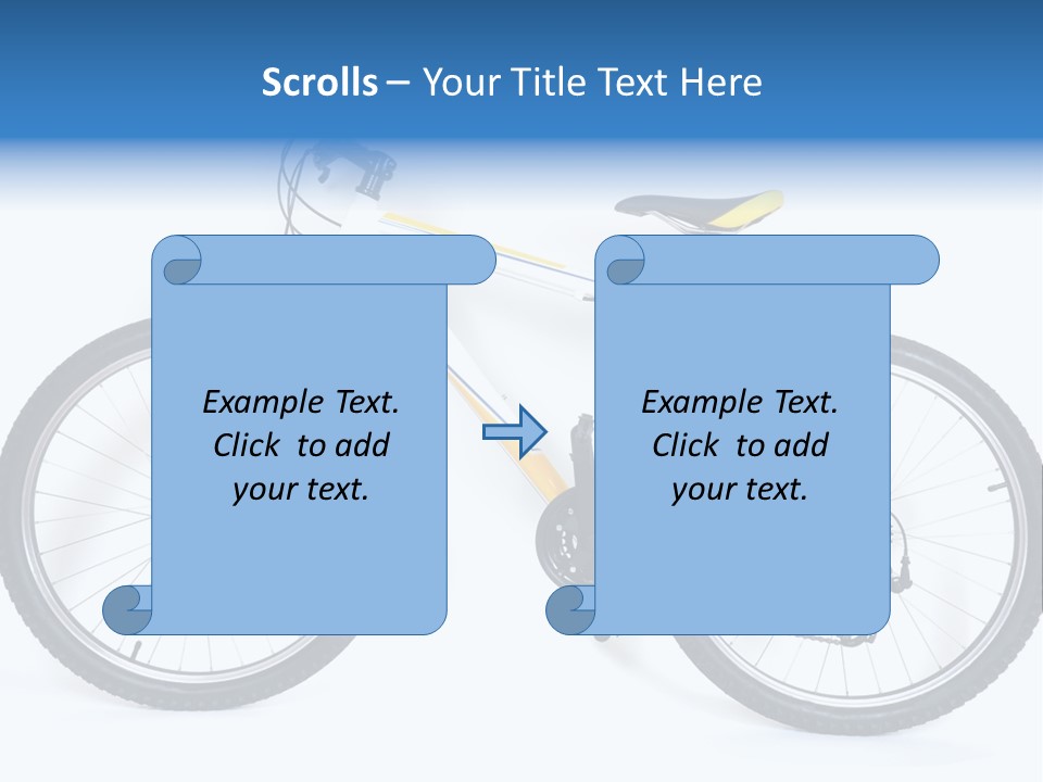 Bicycle Wheel Gear PowerPoint Template