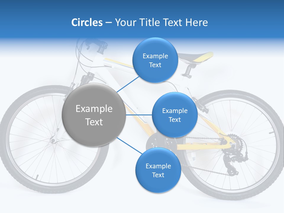 Bicycle Wheel Gear PowerPoint Template