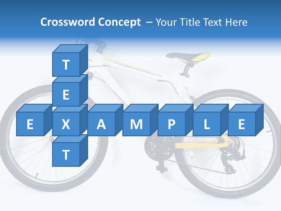 Bicycle Wheel Gear PowerPoint Template