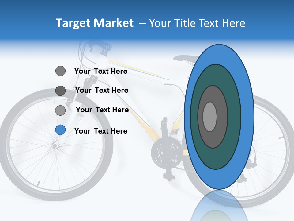 Bicycle Wheel Gear PowerPoint Template