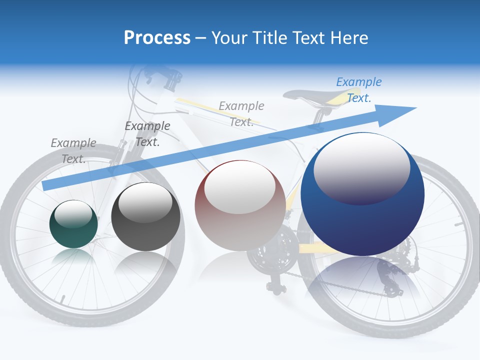 Bicycle Wheel Gear PowerPoint Template
