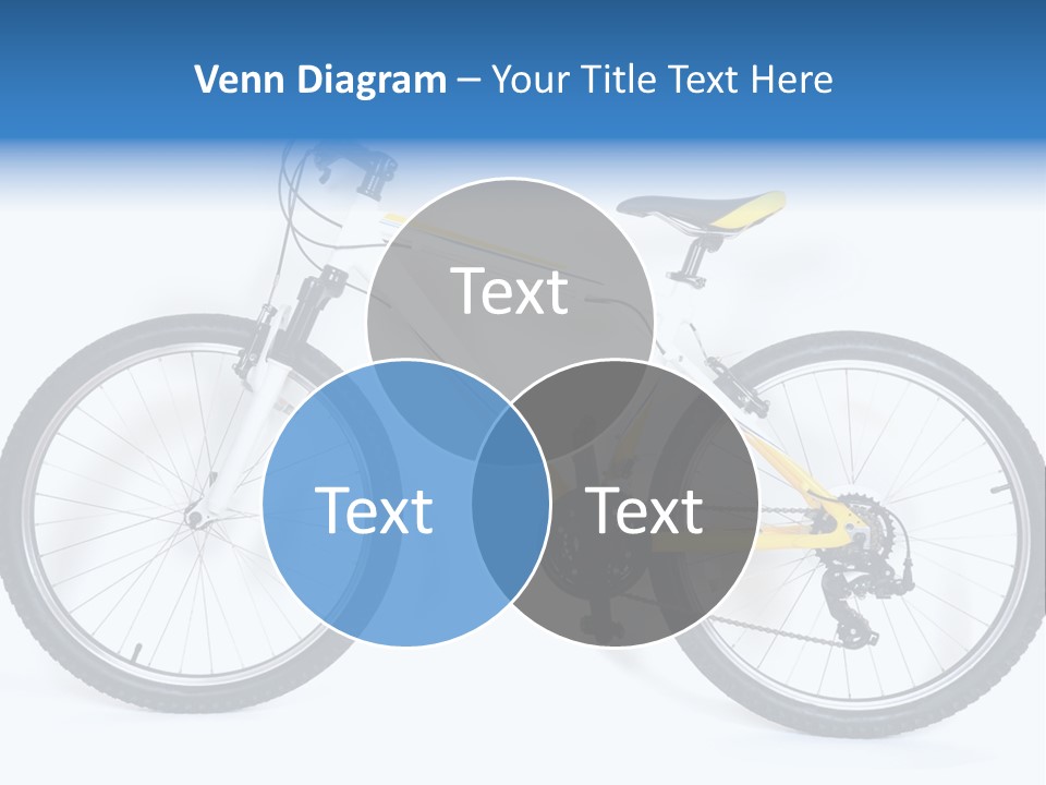 Bicycle Wheel Gear PowerPoint Template
