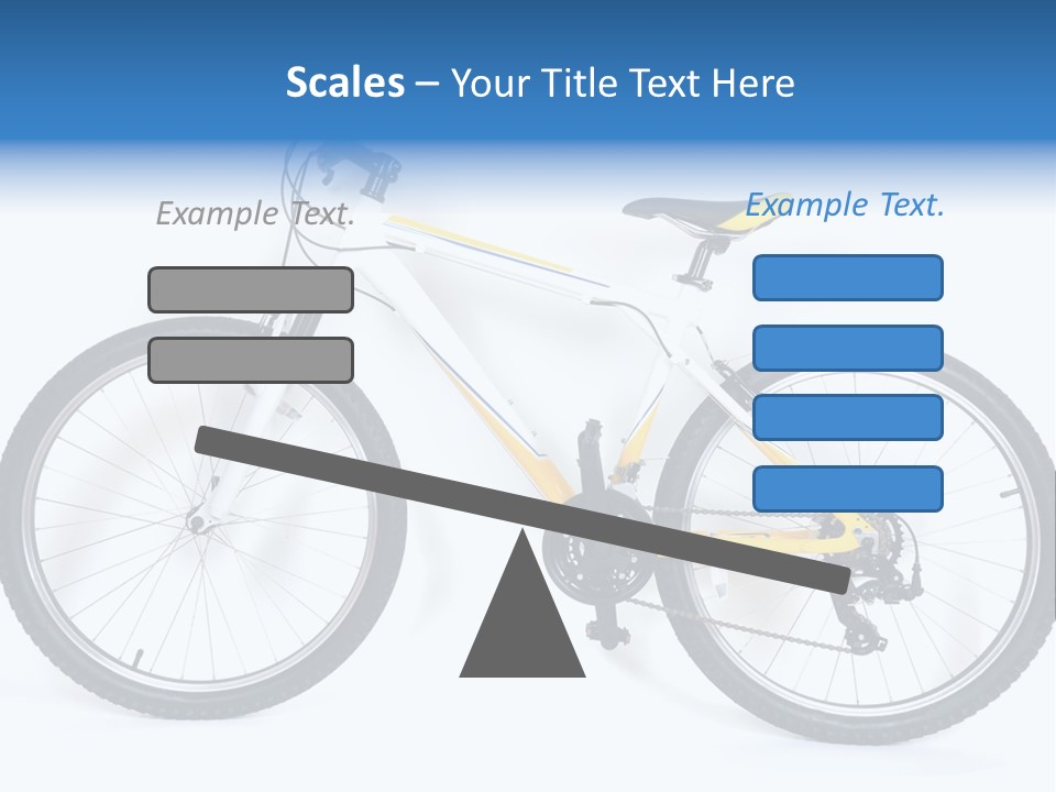 Bicycle Wheel Gear PowerPoint Template