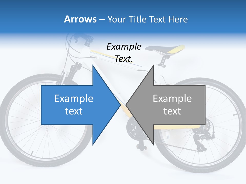 Bicycle Wheel Gear PowerPoint Template
