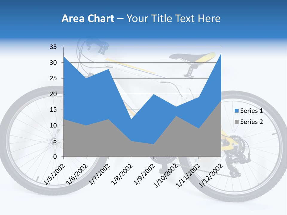 Bicycle Wheel Gear PowerPoint Template