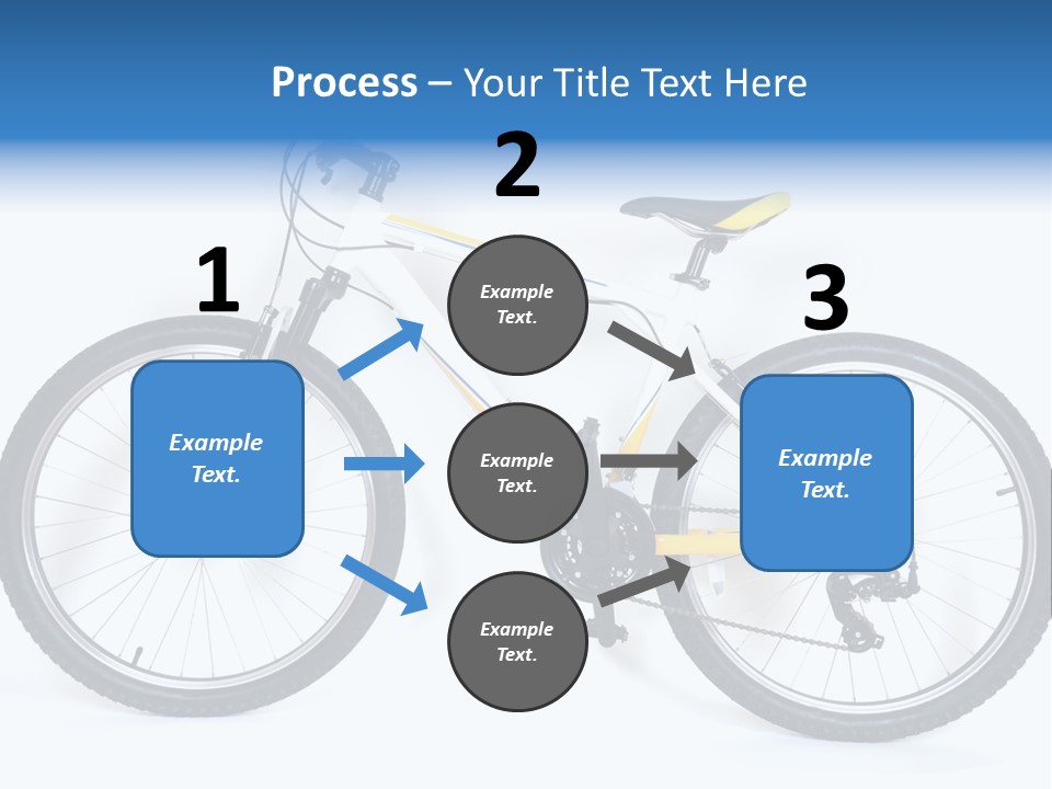 Bicycle Wheel Gear PowerPoint Template