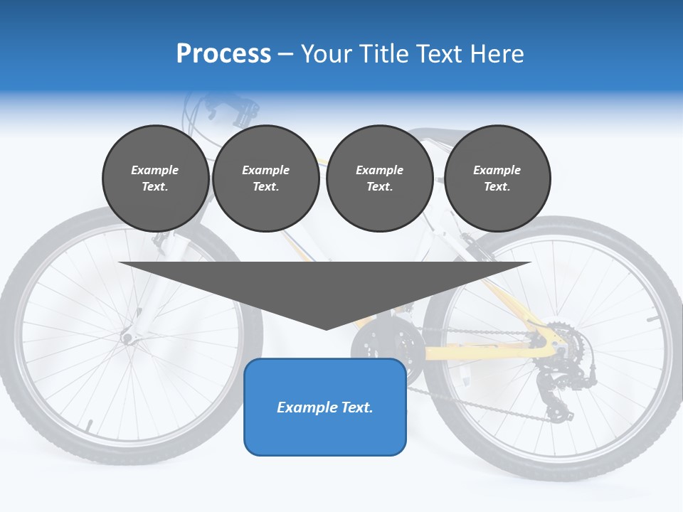 Bicycle Wheel Gear PowerPoint Template