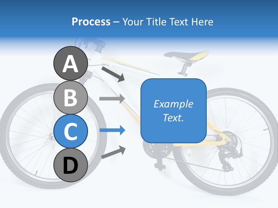 Bicycle Wheel Gear PowerPoint Template