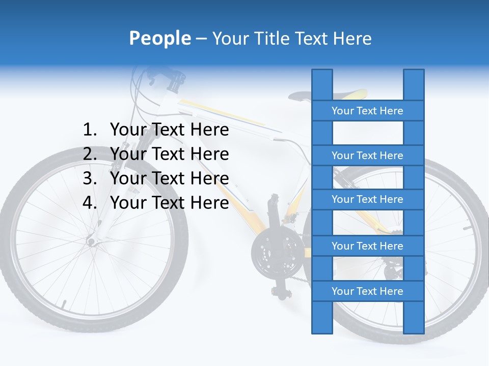 Bicycle Wheel Gear PowerPoint Template