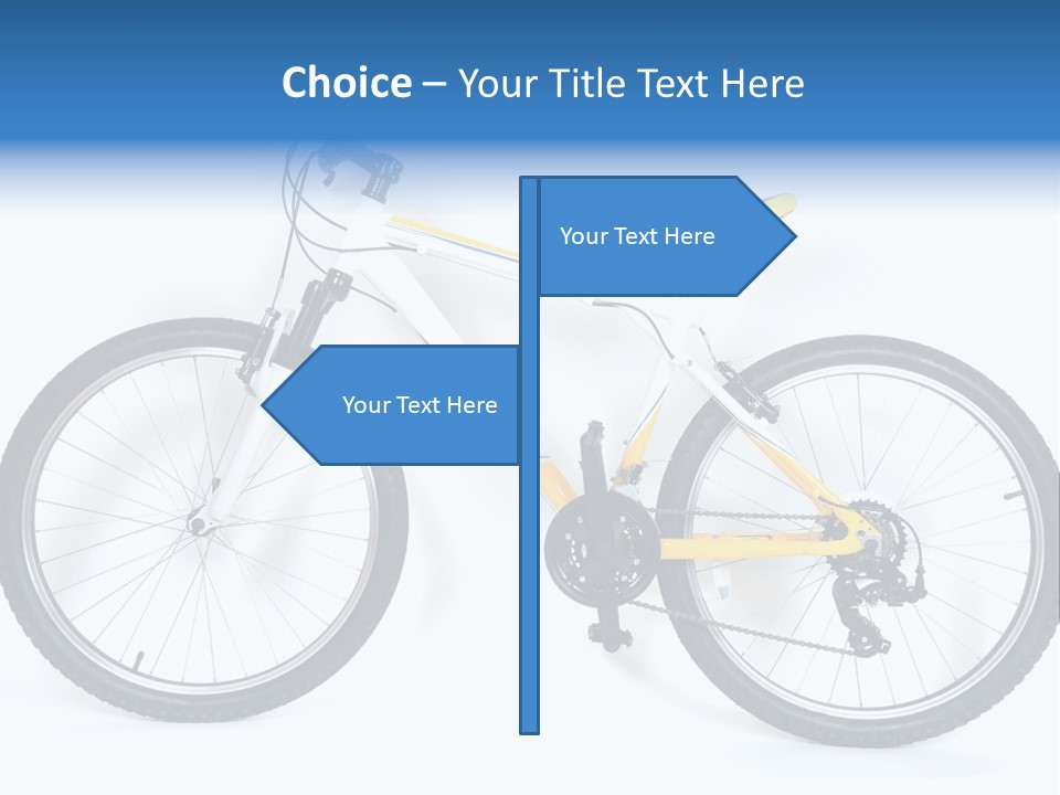 Bicycle Wheel Gear PowerPoint Template