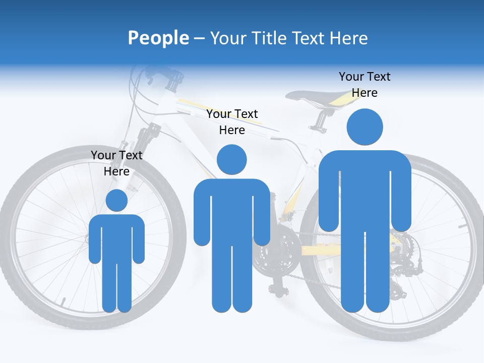 Bicycle Wheel Gear PowerPoint Template