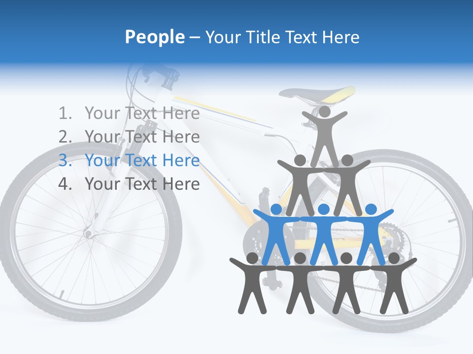 Bicycle Wheel Gear PowerPoint Template