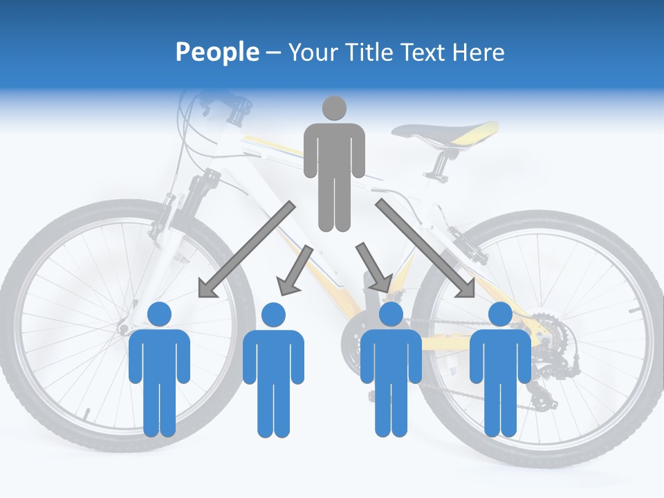 Bicycle Wheel Gear PowerPoint Template