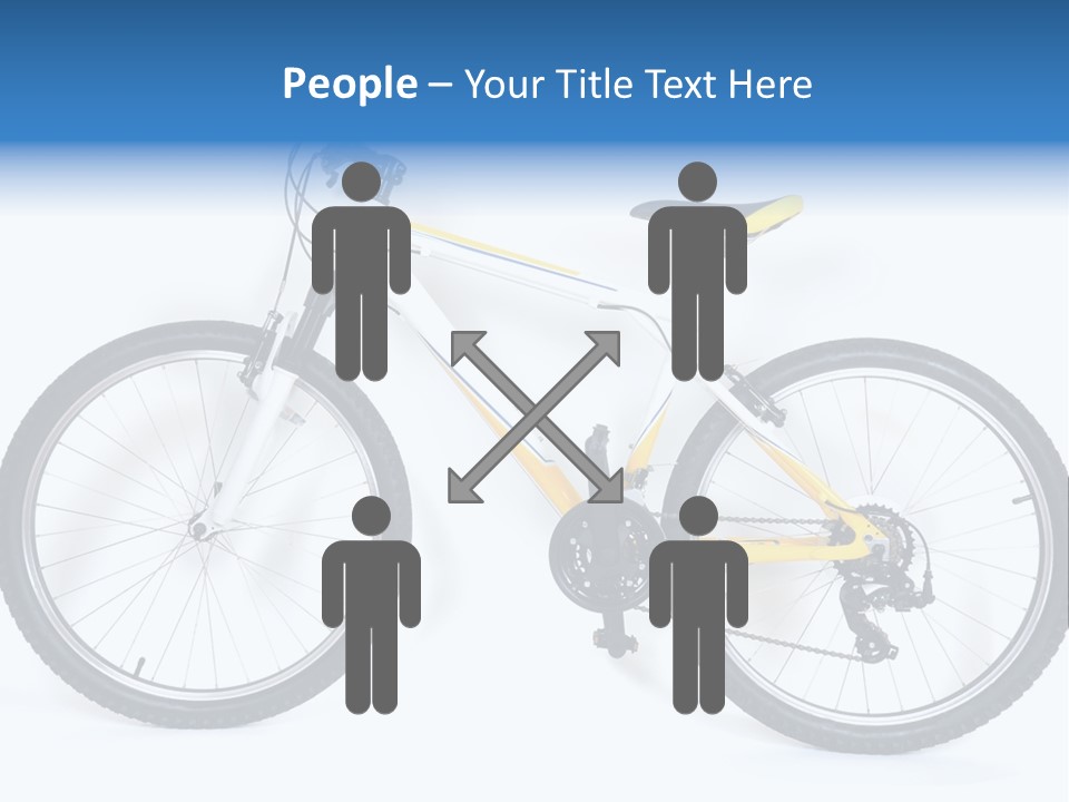 Bicycle Wheel Gear PowerPoint Template