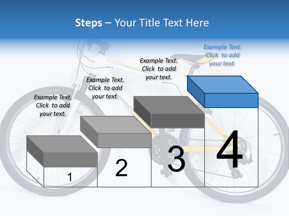 Bicycle Wheel Gear PowerPoint Template