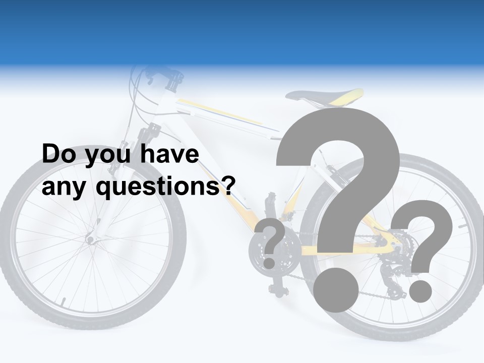 Bicycle Wheel Gear PowerPoint Template