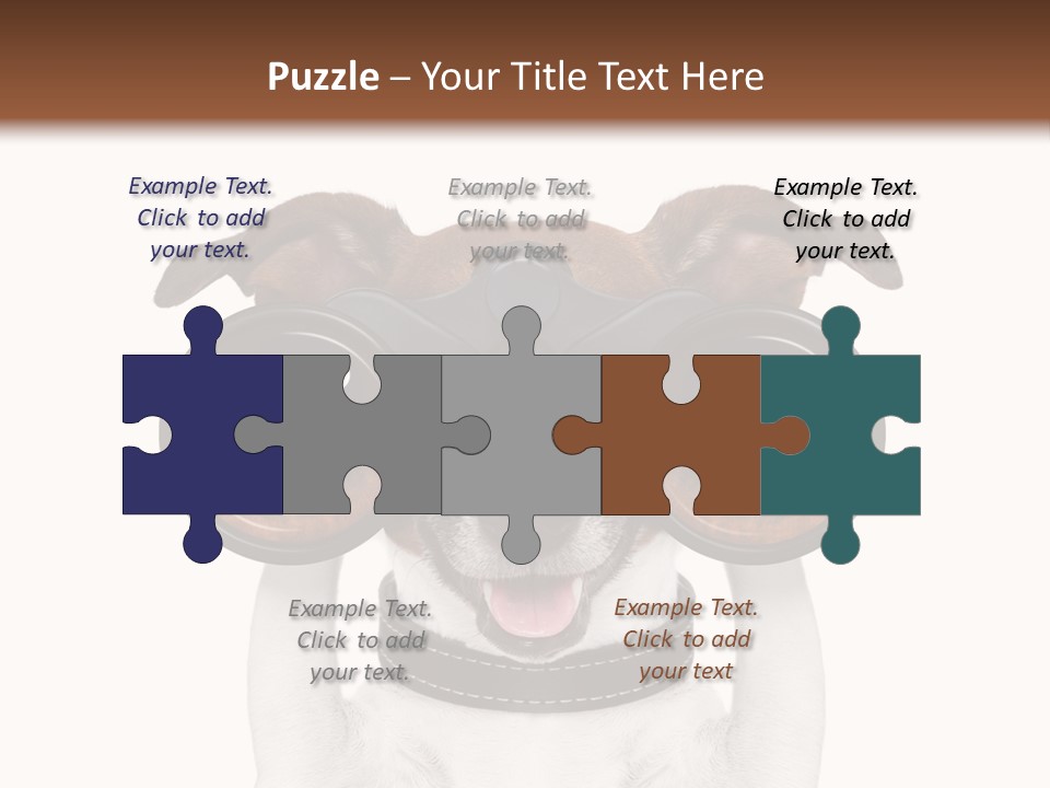 Binocular Joke Terrier PowerPoint Template