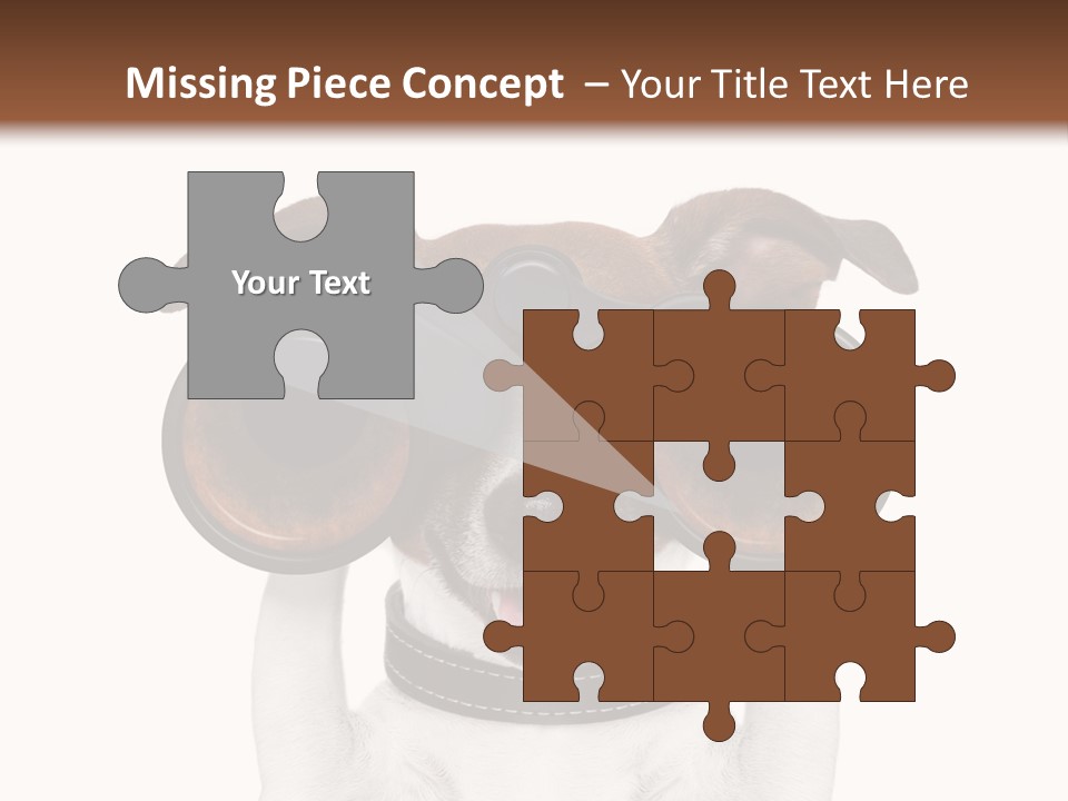 Binocular Joke Terrier PowerPoint Template