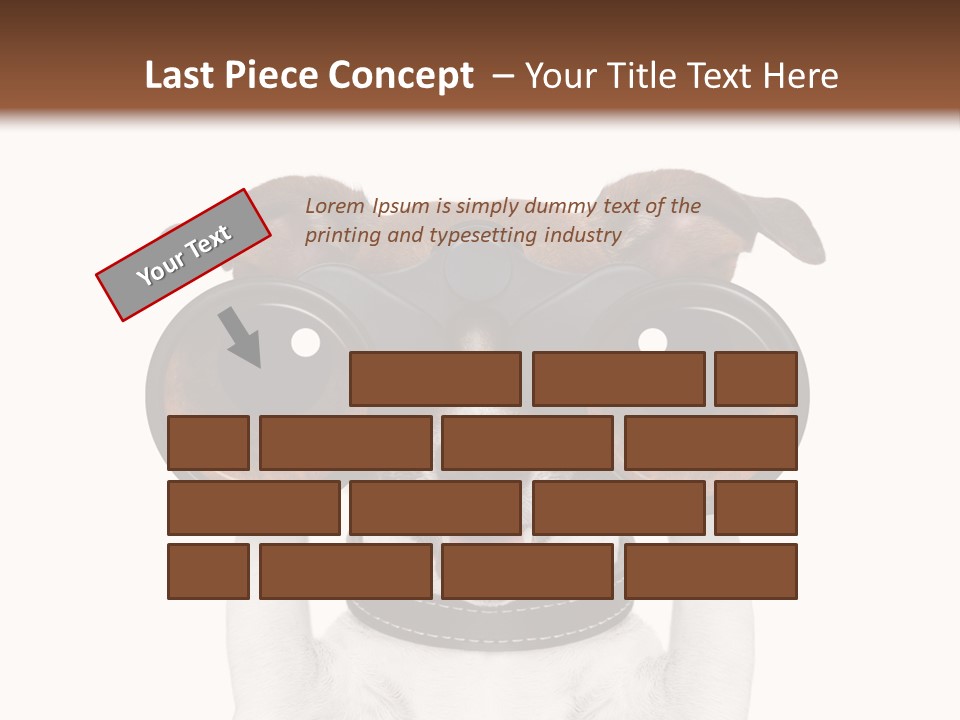 Binocular Joke Terrier PowerPoint Template