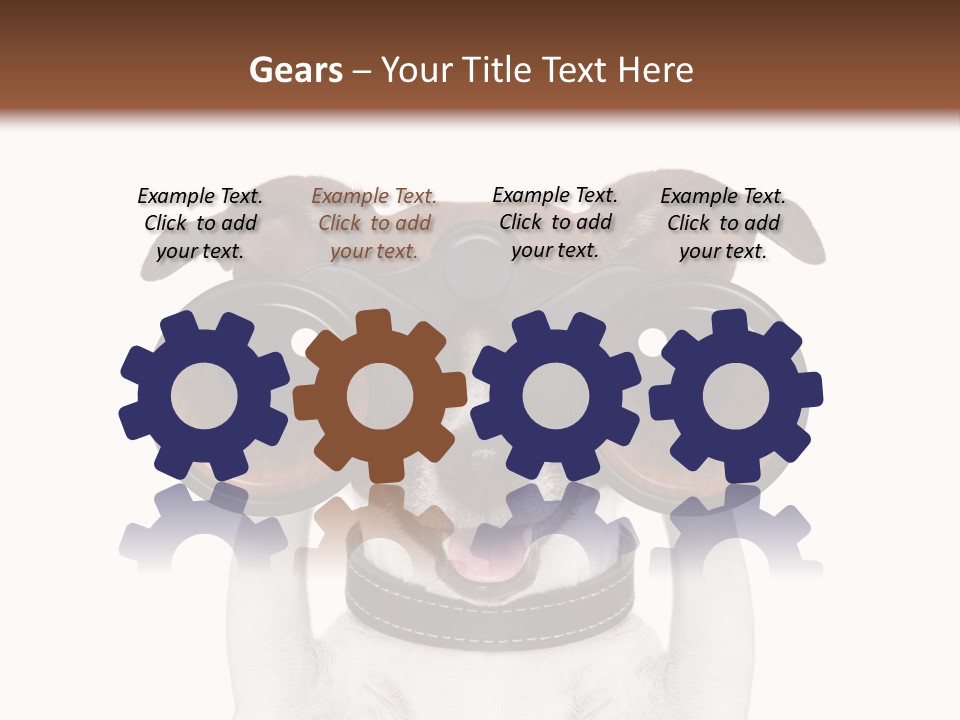 Binocular Joke Terrier PowerPoint Template