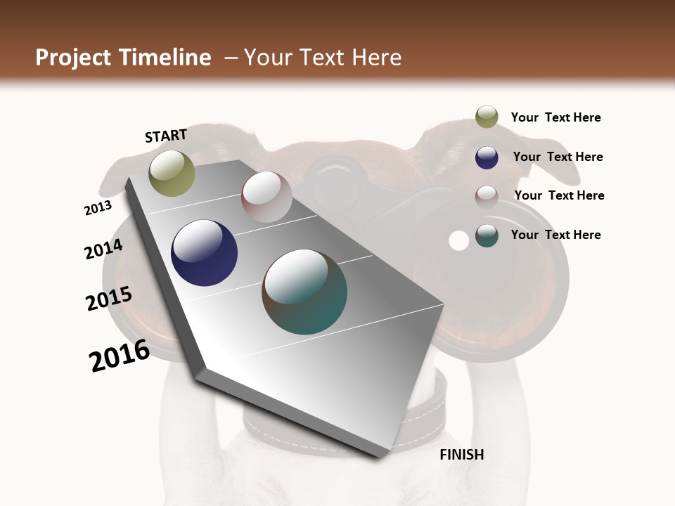 Binocular Joke Terrier PowerPoint Template