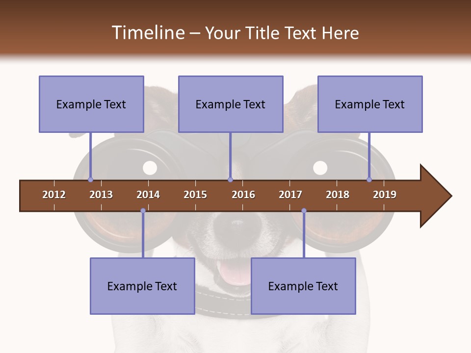 Binocular Joke Terrier PowerPoint Template