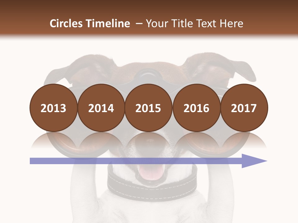 Binocular Joke Terrier PowerPoint Template