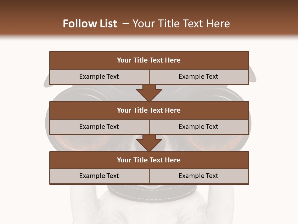 Binocular Joke Terrier PowerPoint Template