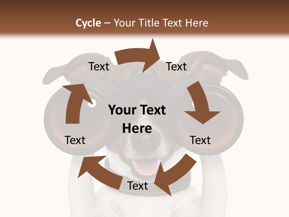 Binocular Joke Terrier PowerPoint Template