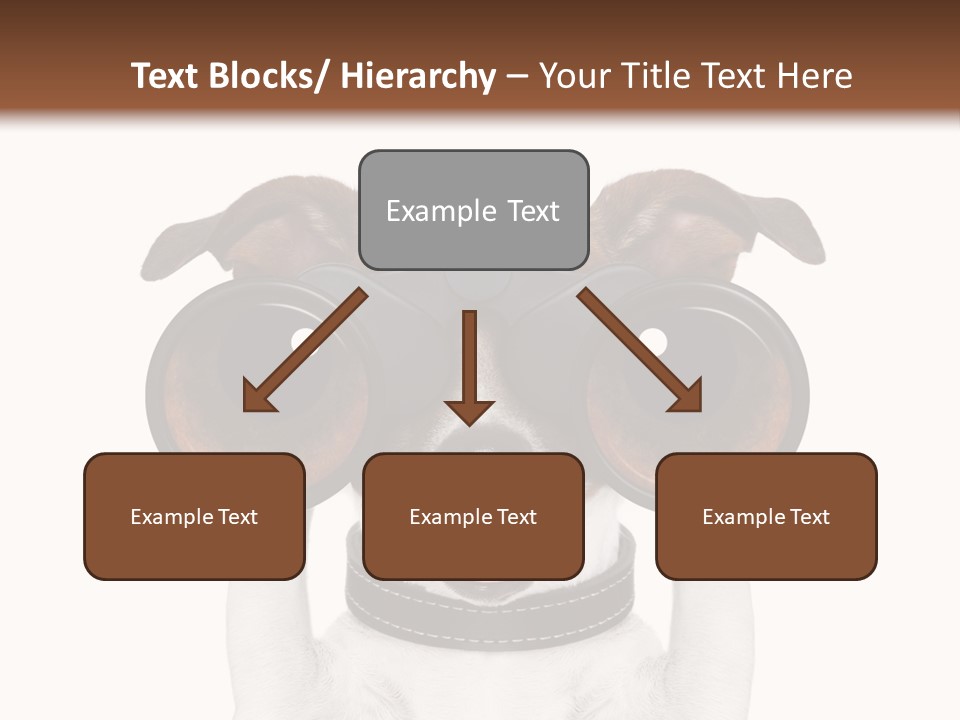 Binocular Joke Terrier PowerPoint Template