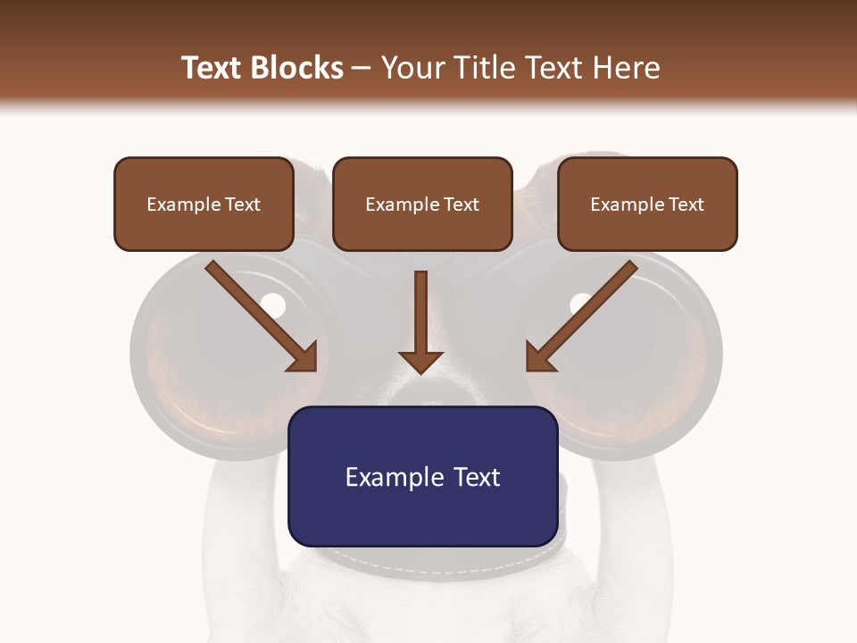 Binocular Joke Terrier PowerPoint Template