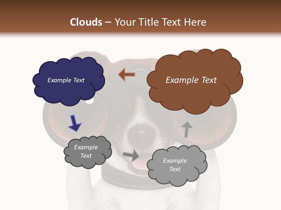 Binocular Joke Terrier PowerPoint Template