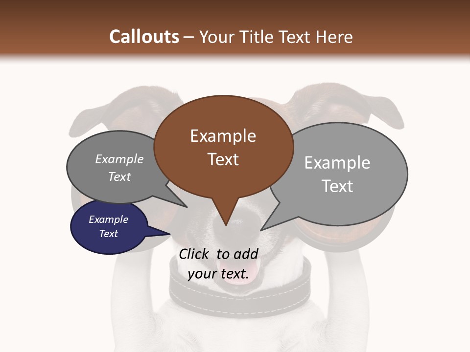 Binocular Joke Terrier PowerPoint Template