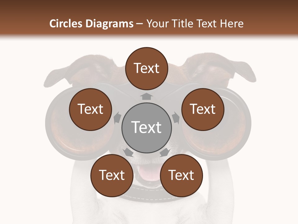 Binocular Joke Terrier PowerPoint Template