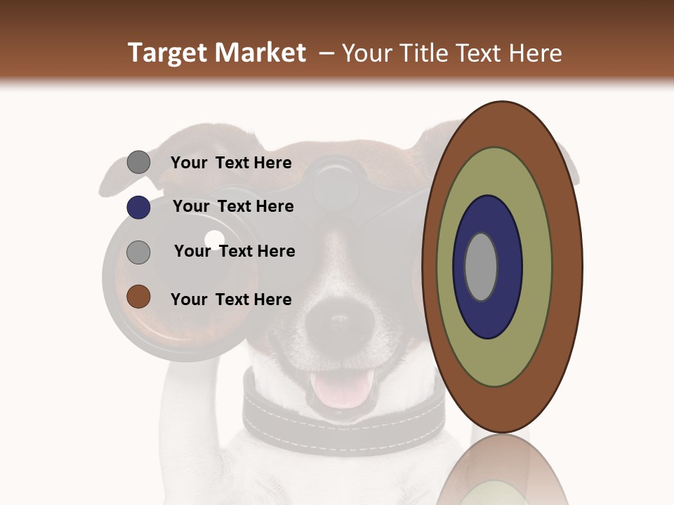 Binocular Joke Terrier PowerPoint Template