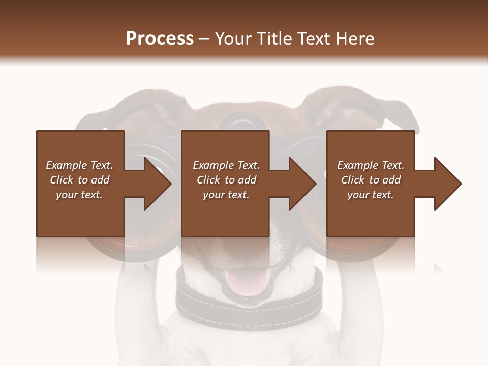 Binocular Joke Terrier PowerPoint Template